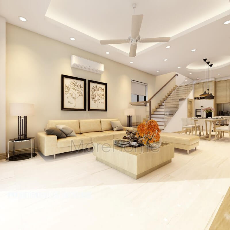 Thiết kế nội thất phòng khách nhà phố