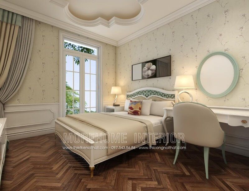 Lựa chọn 16 mẫu thiết kế nội thất giường ngủ màu trắng được ưa chuộng sử dụng trong không gian phòng ngủ 